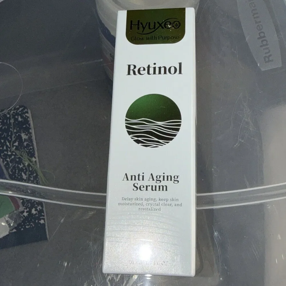 Retinol Anti Aging Serum By Hyuxeo Glow With Purpose 1.7 FlOz New Sealed 10-7-28